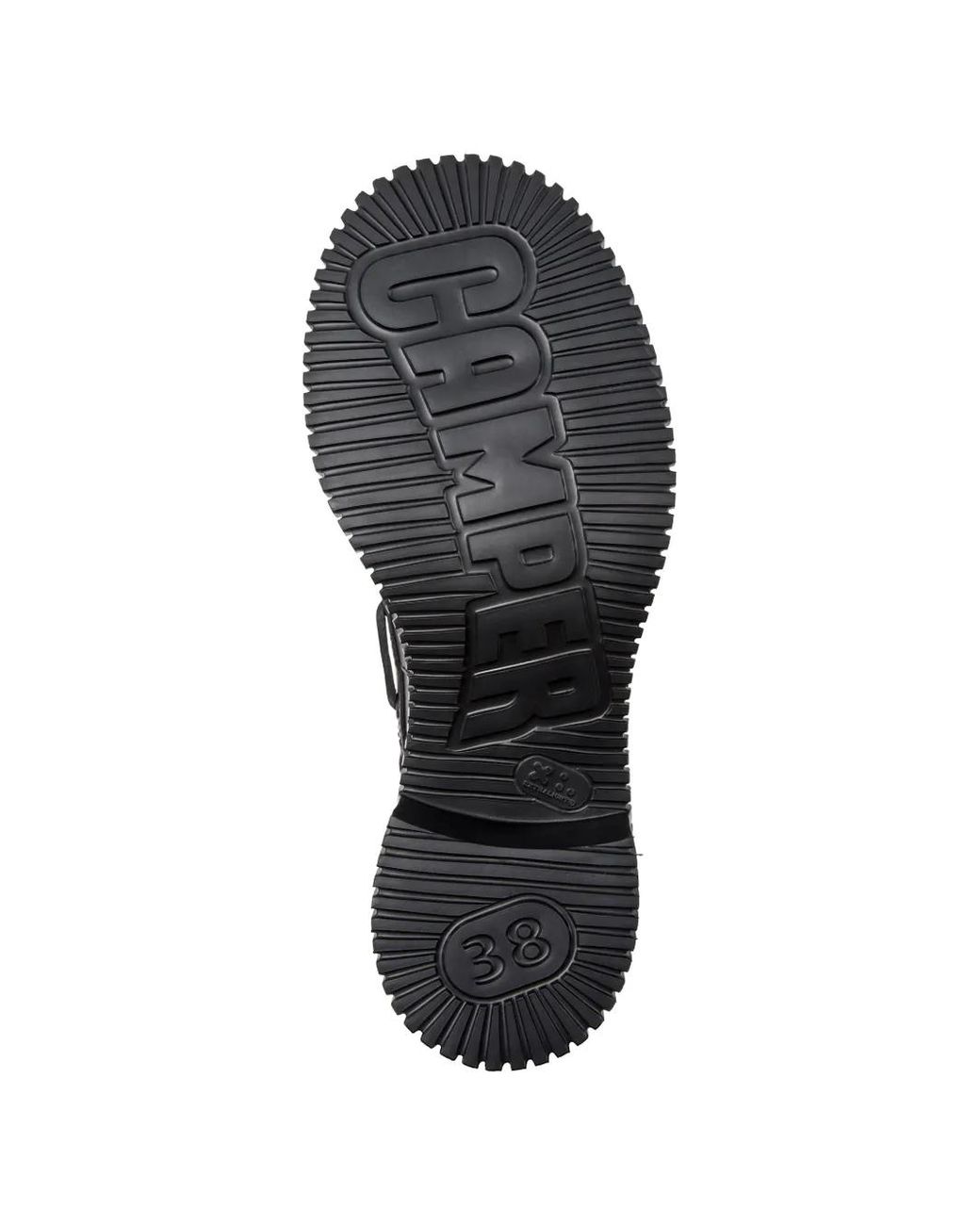 Camper Black Pix London Lace-Up Loafers