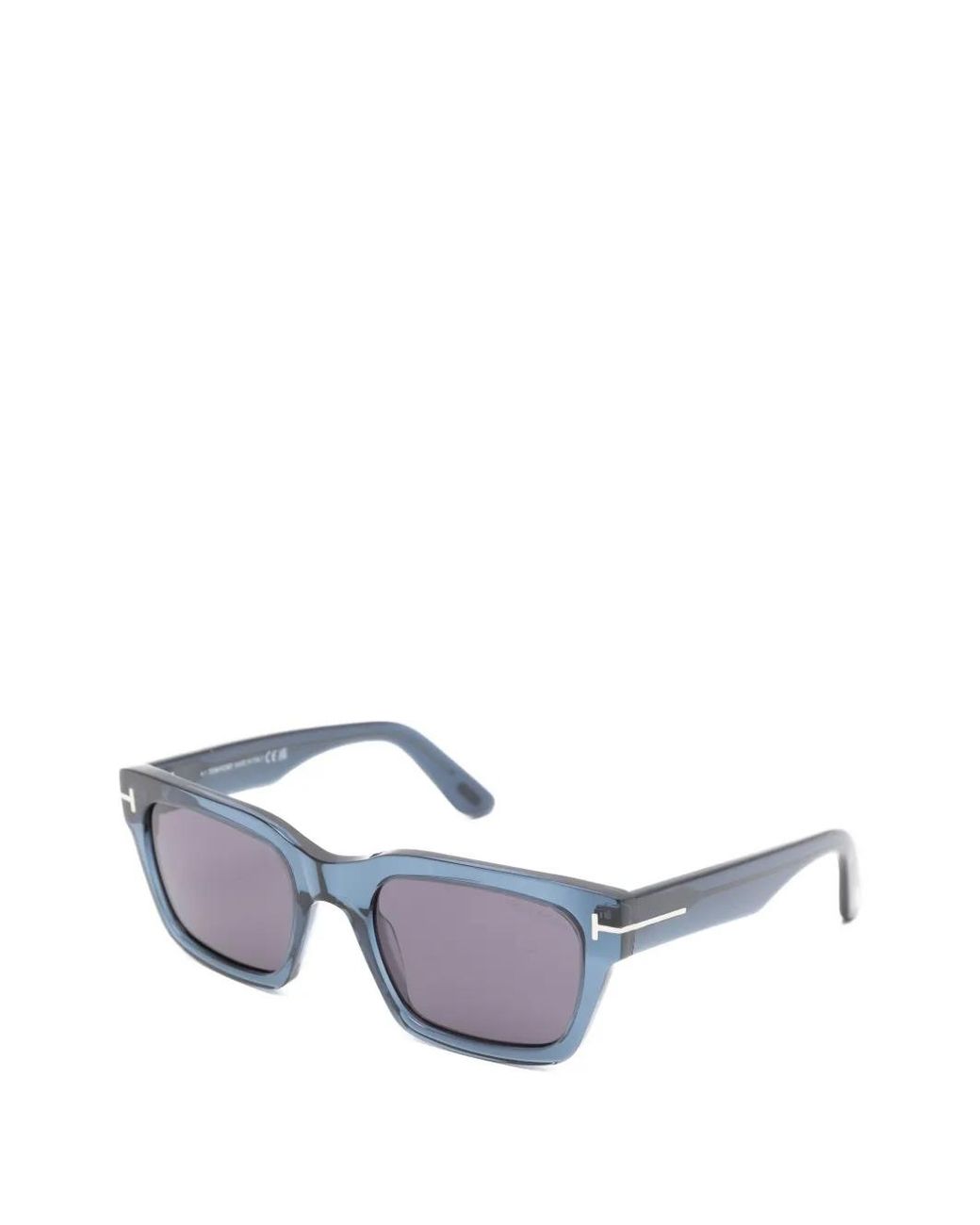 Tom Ford White Rectangular-Frame Sunglasses
