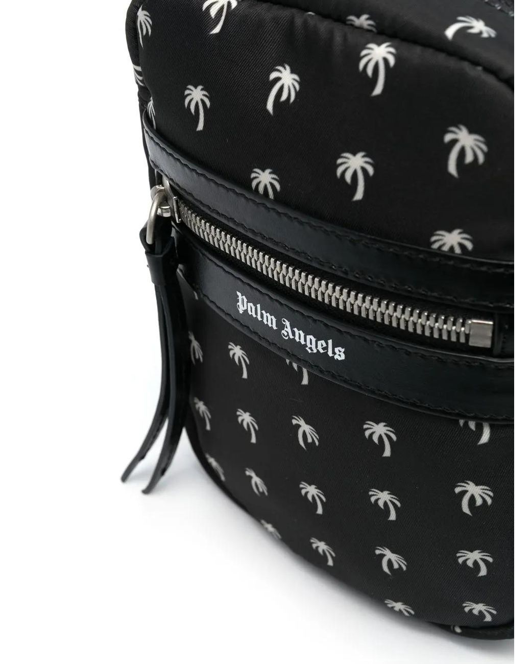 Palm Angels Black Mini Palms Crossbody Bag for men