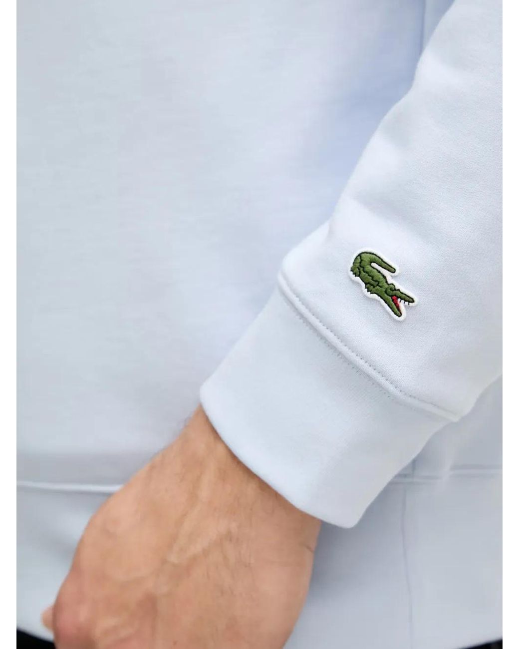 Lacoste Blue Sweat À Col Zippé