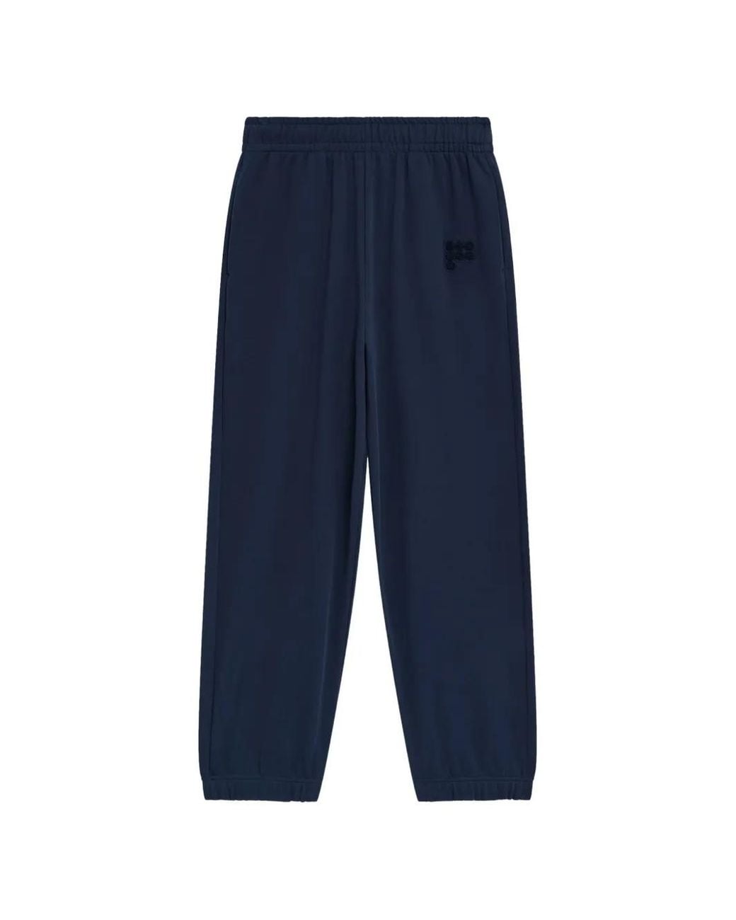 PANGAIA Blue Embroidered Track Trousers for men