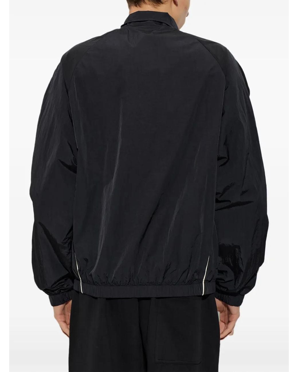 Palm Angels Blue Logo-Print Track Jacket for men