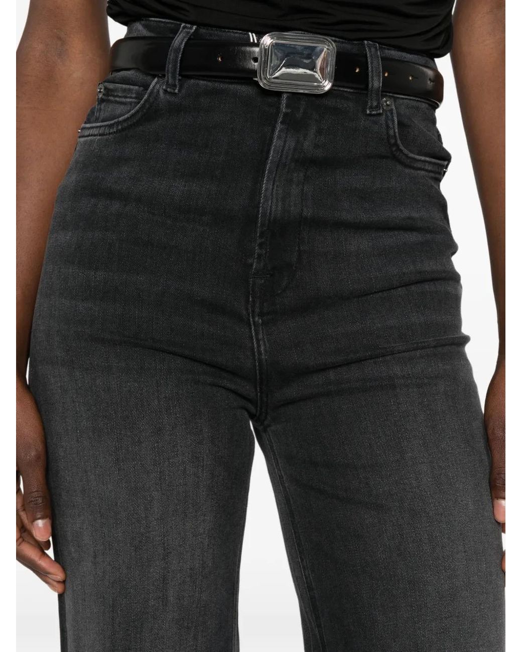 Twinset Black Wide-Leg Jeans