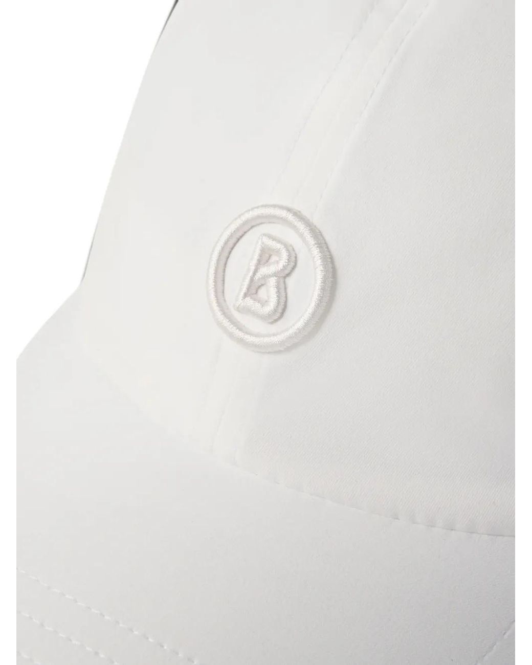 Bogner White Cap Ray Logo-Embroidered Six-Panel Hat for men