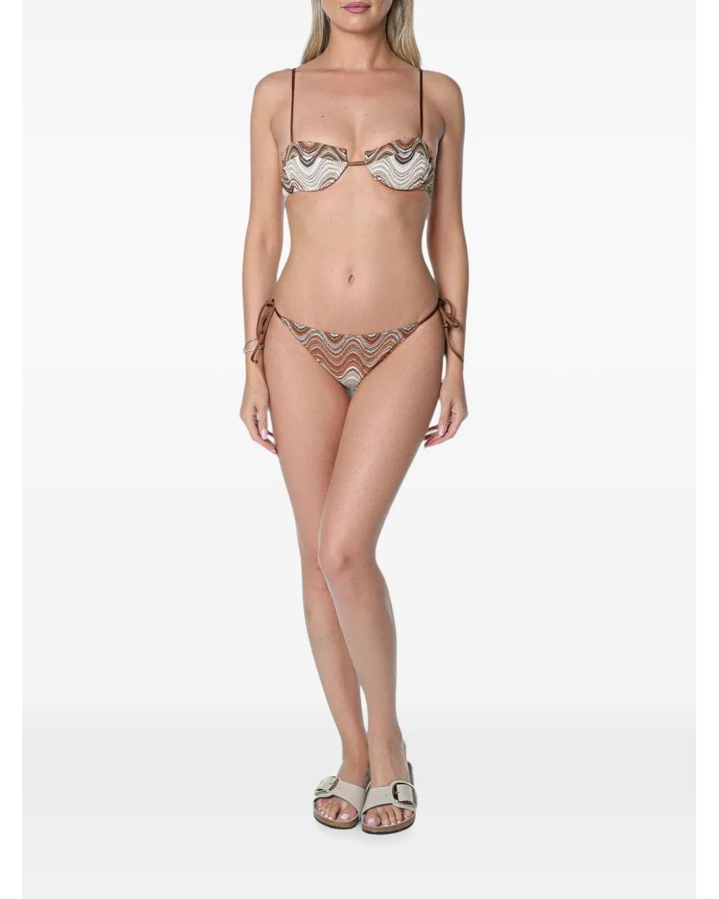 Mc2 Saint Barth Natural Salina Balconette Bikini Top