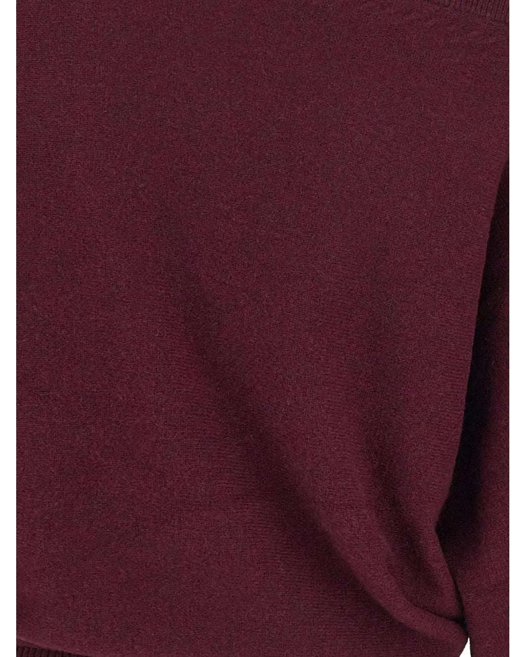Marella Red Boat-Neck Sweater