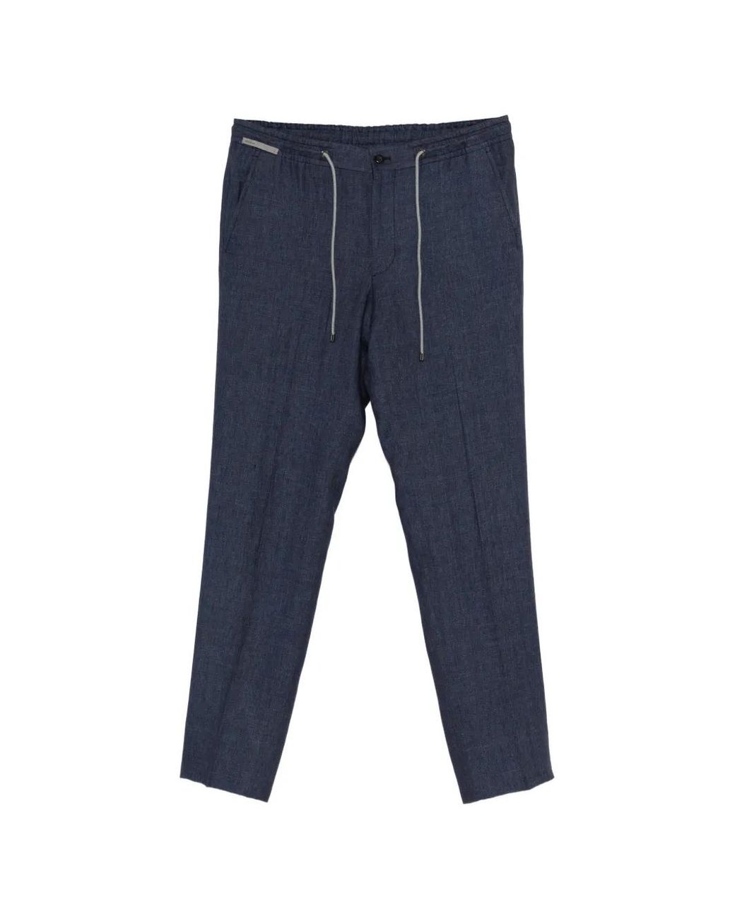 Pantalon À Lien De Resserrage Corneliani pour homme en coloris Blue