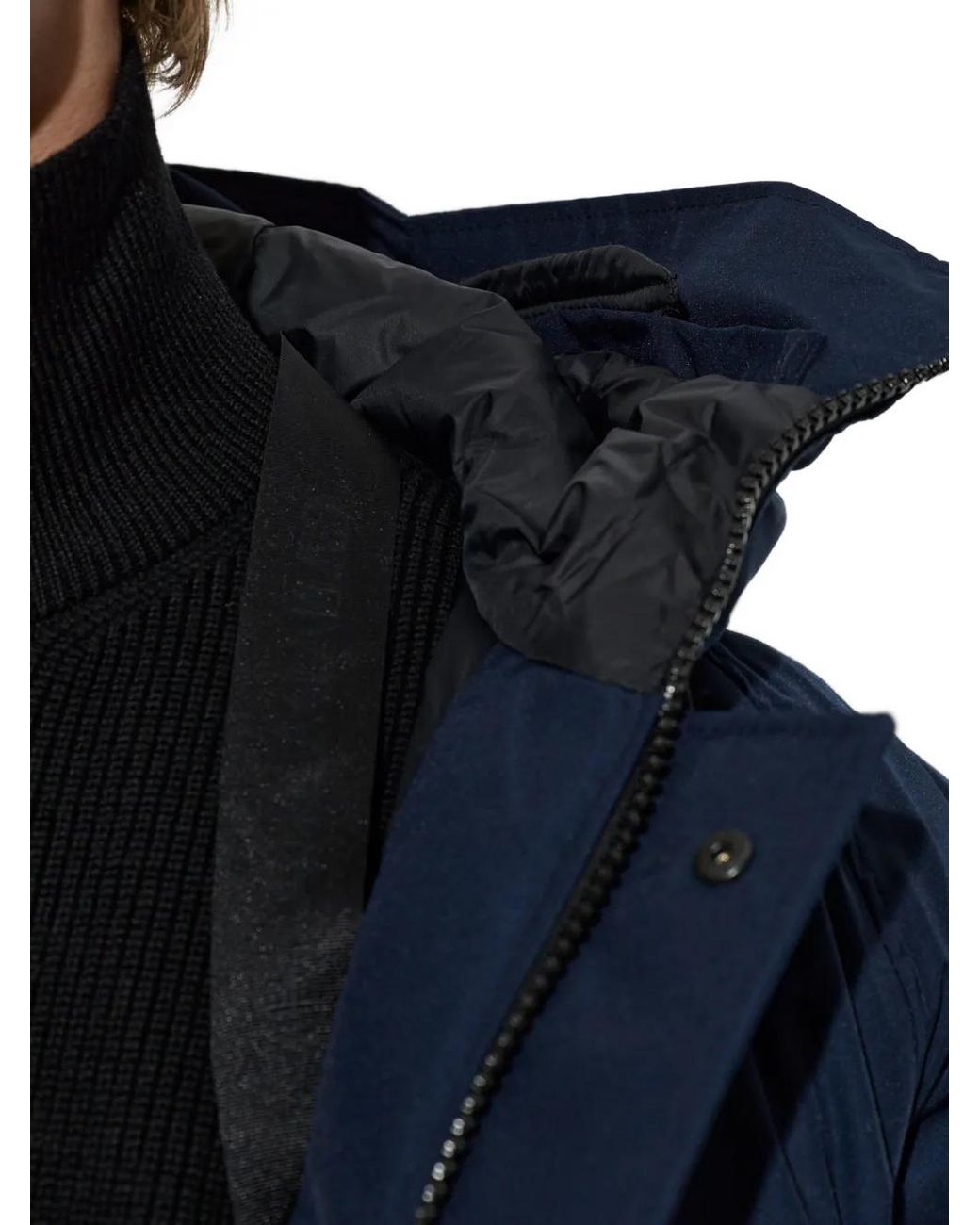 Canada Goose Blue Chilliwack Hooded Padded Jacket for men