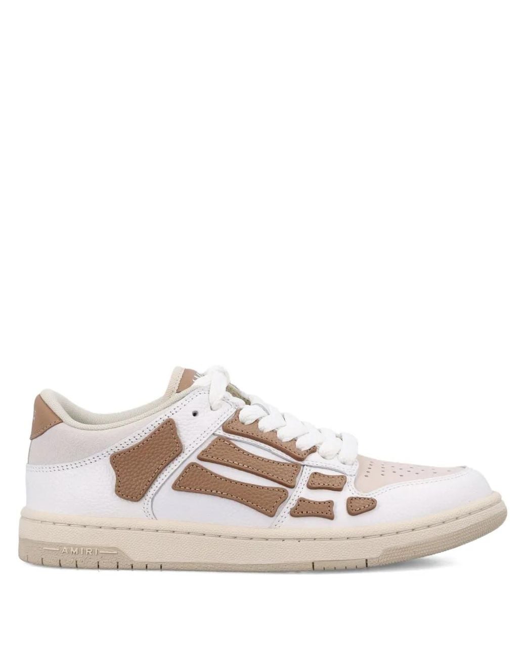 Amiri White Skeleton Top Low Trainers for men