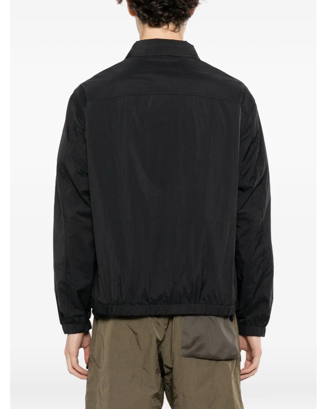 SPORT b. by agnès b. Black Logo-Embroidered Jacket for men