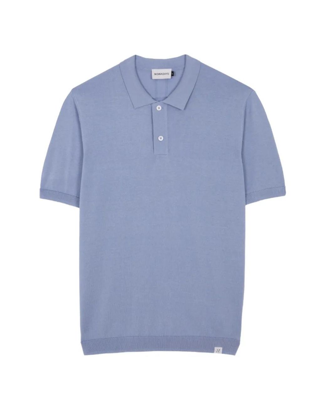 NOWADAYS Blue Polo À Manches Courtes for men