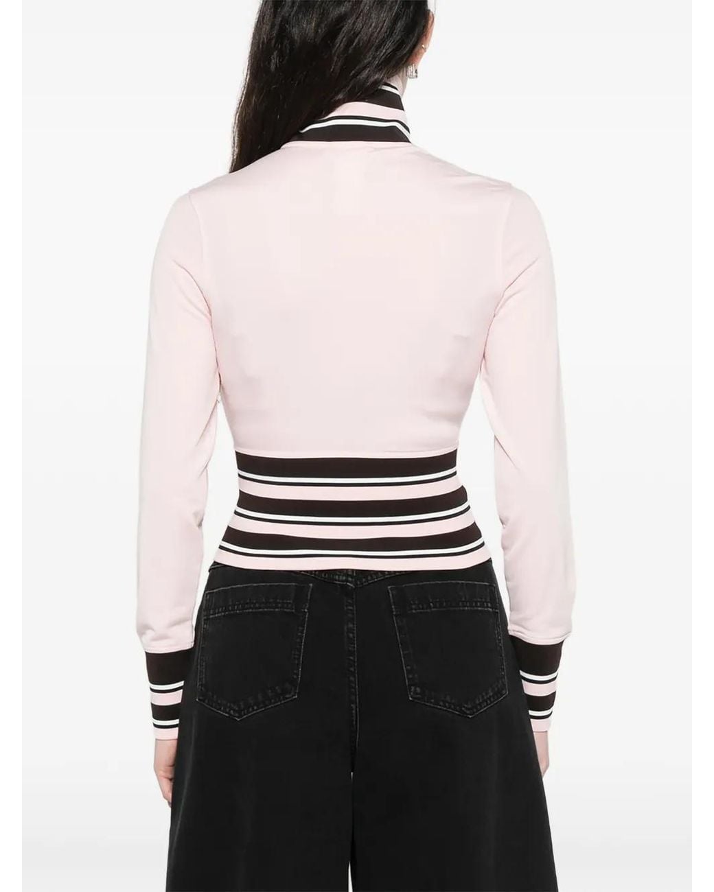 Adidas Pink Tt High Knitted Ribs Top