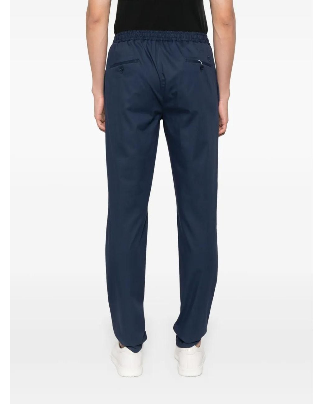 Ralph Lauren Blue Straight-Leg Trousers for men
