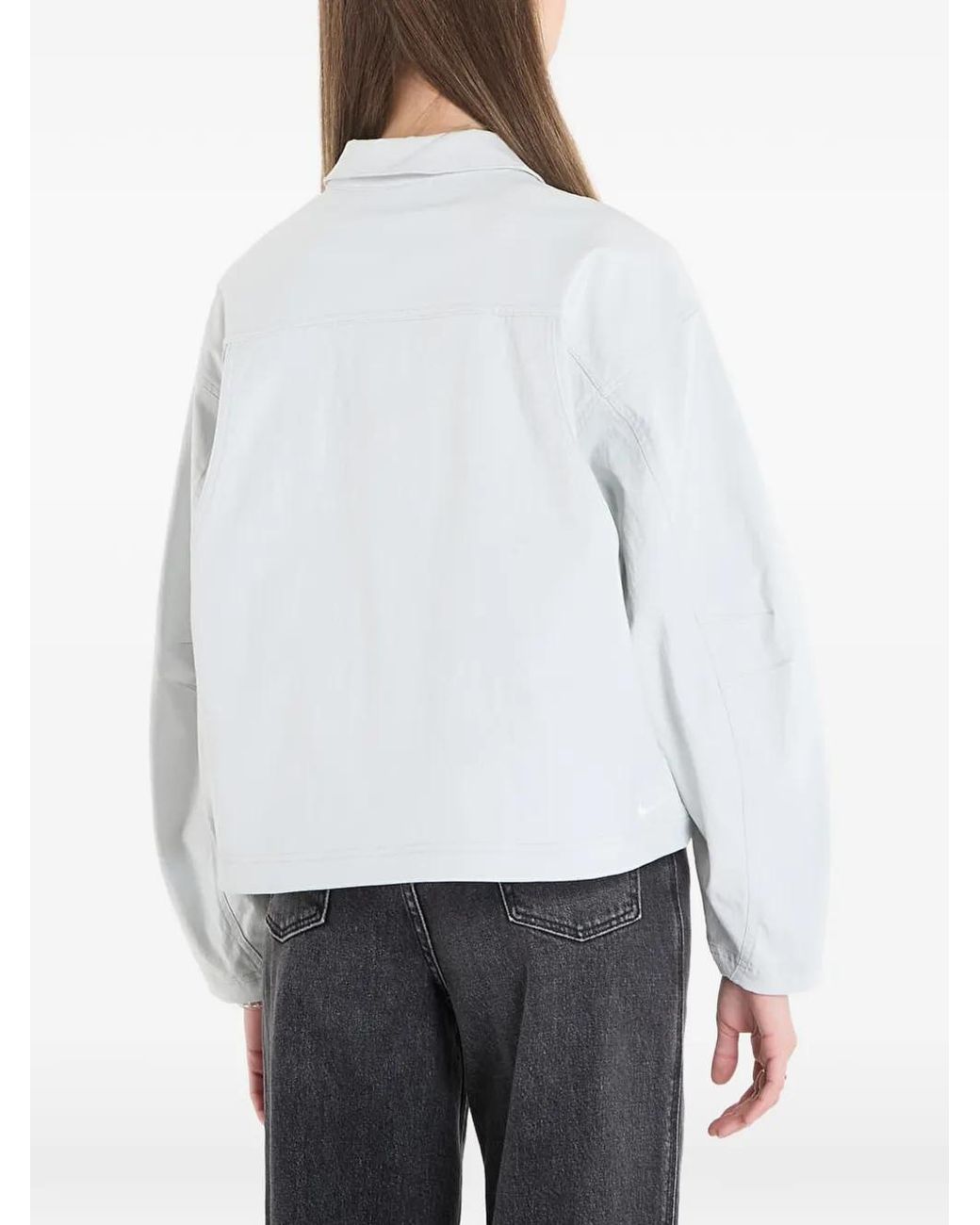 Nike White Veste Bomber Acg