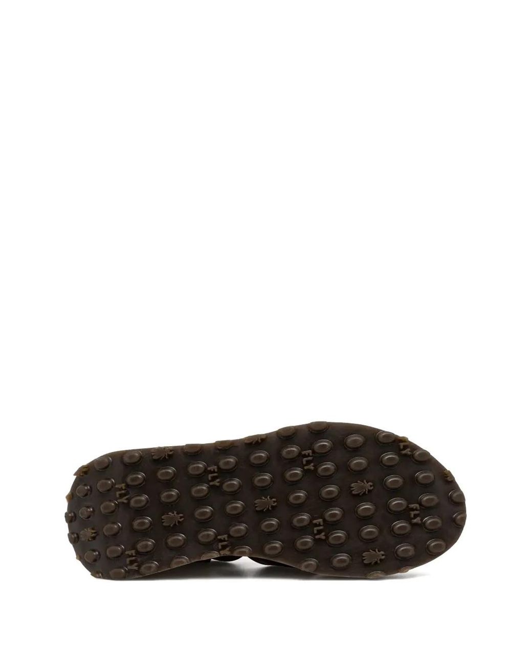 Fly London Brown Cork-Wedge Leather Sandals