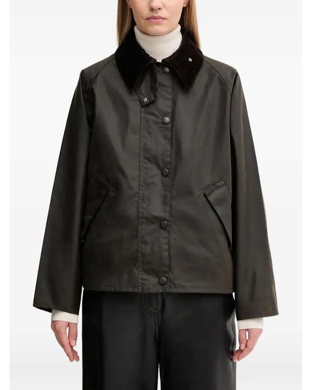 Barbour Transport Legerjack in het Black