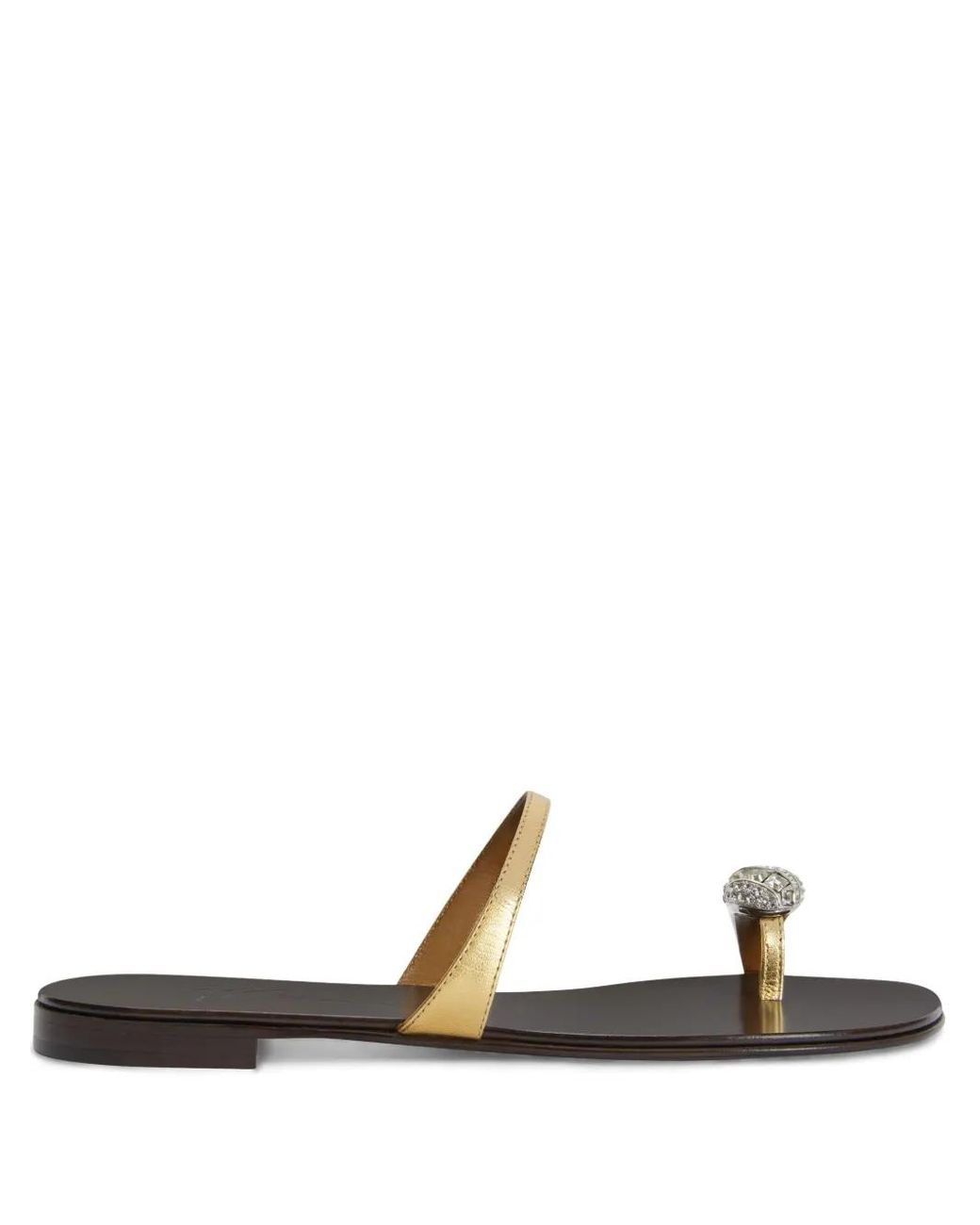 Giuseppe Zanotti White Icon Ring Sandals