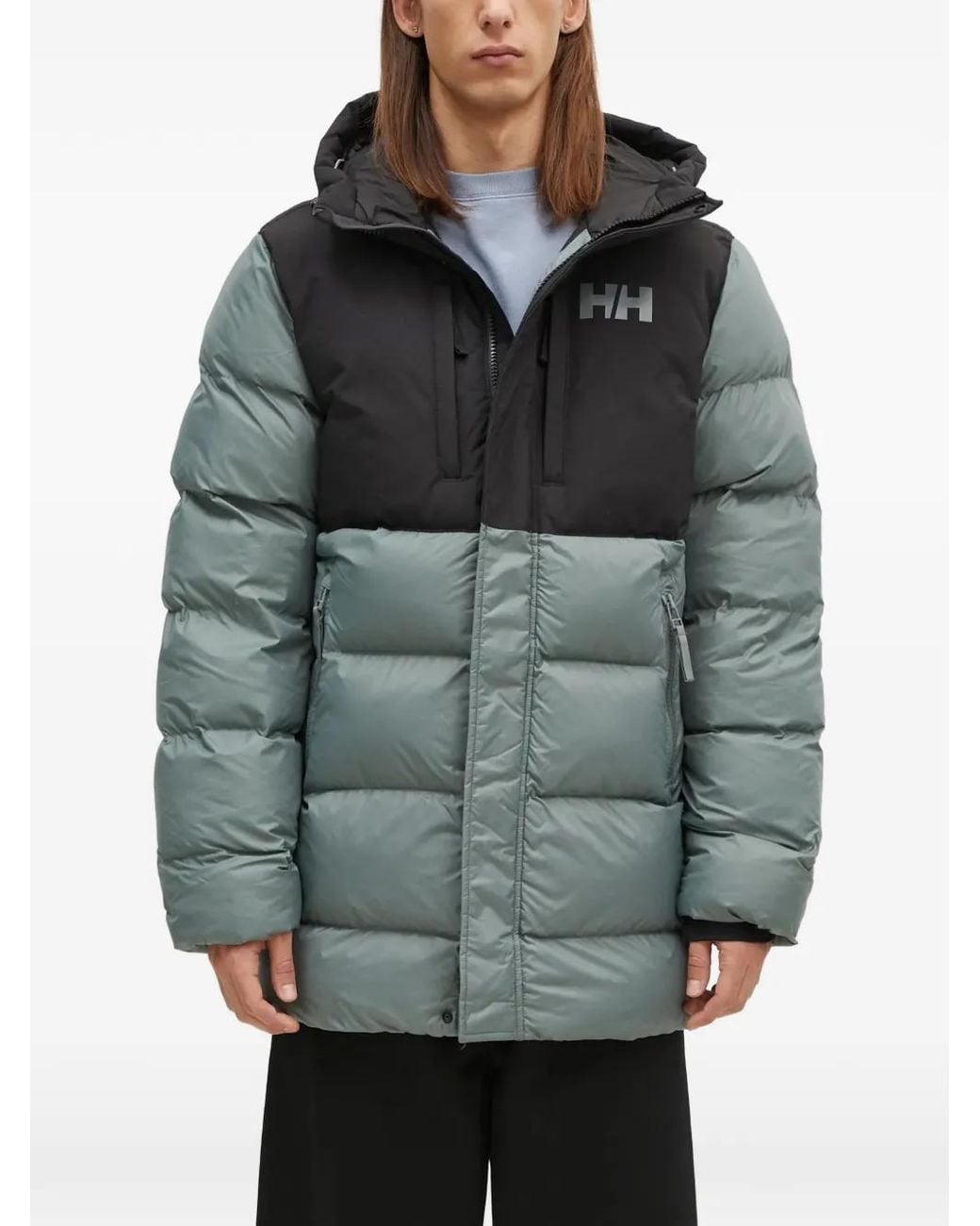 Helly Hansen Jack Met Capuchon En Logo in het Gray voor heren
