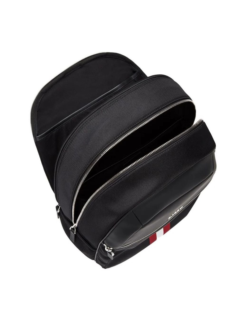 Bally Black Ribbon Backpack for men