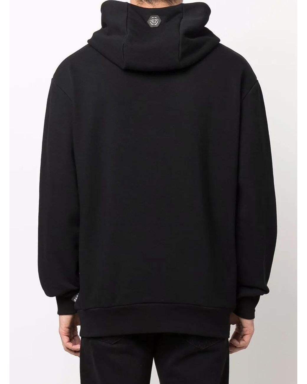 Philipp Plein Black 'Crypto King' Hoodie for men