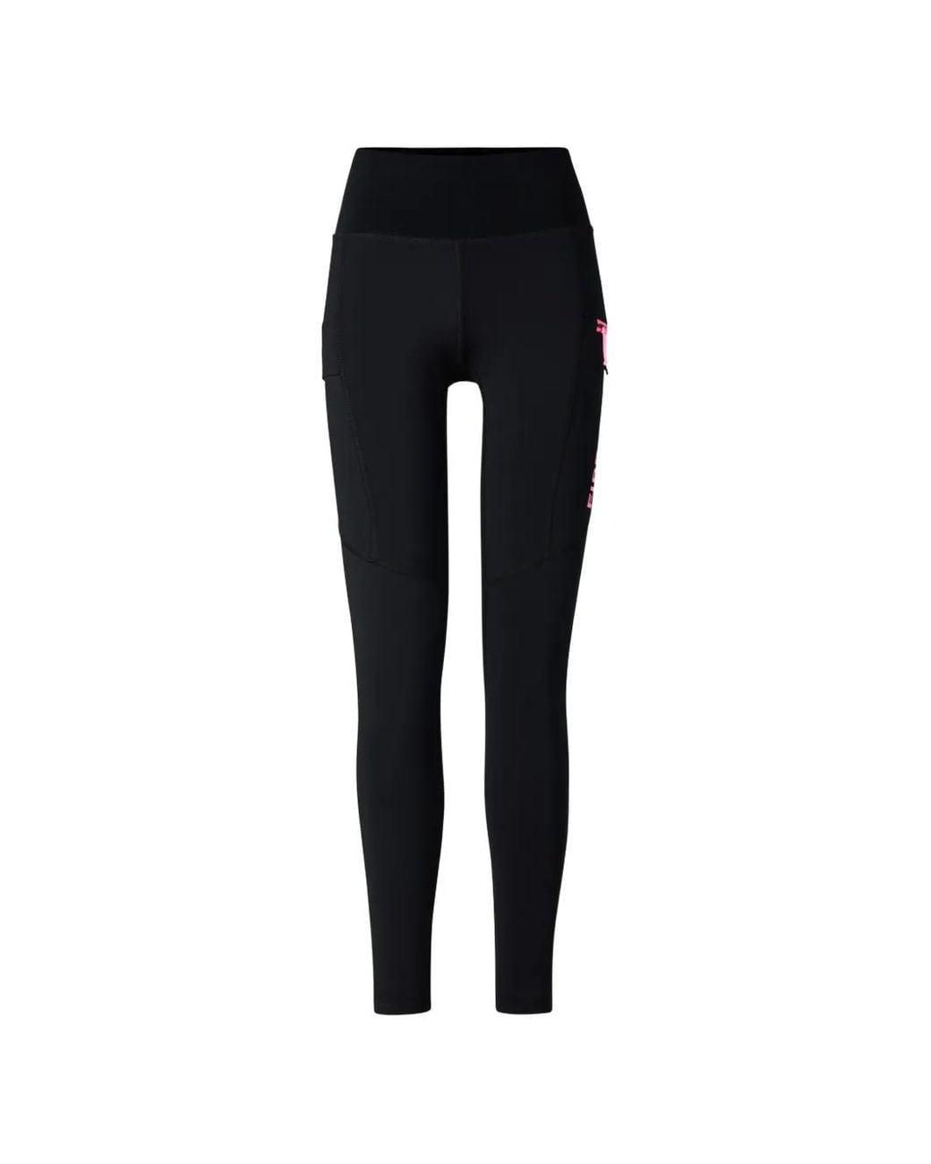 Bogner Fire + Ice Black Candra Logo-Print Leggings