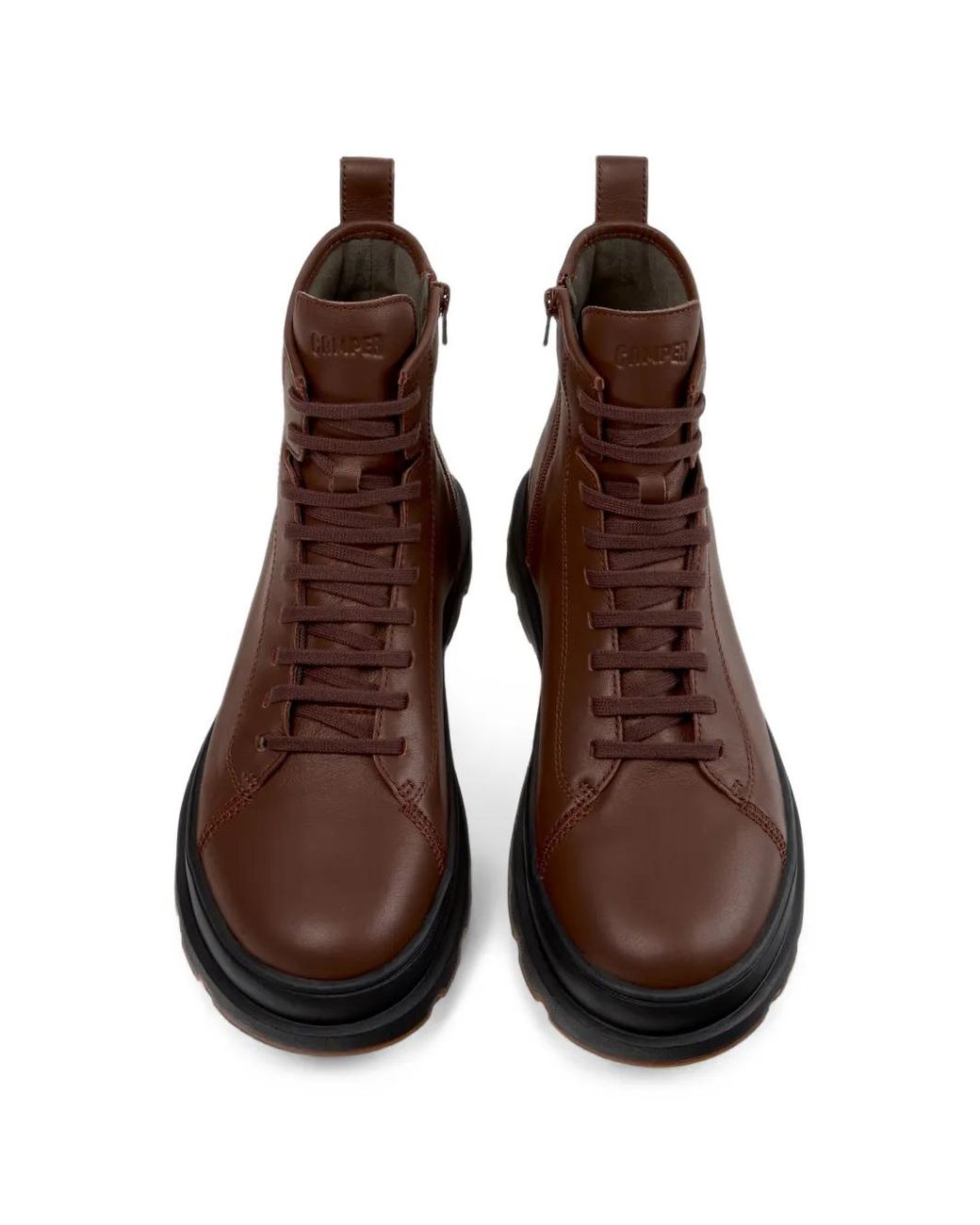 Camper Brown Brutus+ Leather Boots for men