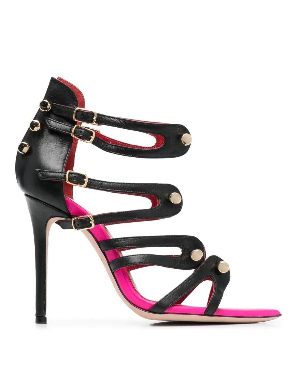 HARDOT Pink 100Mm Buckled-Strap Sandals