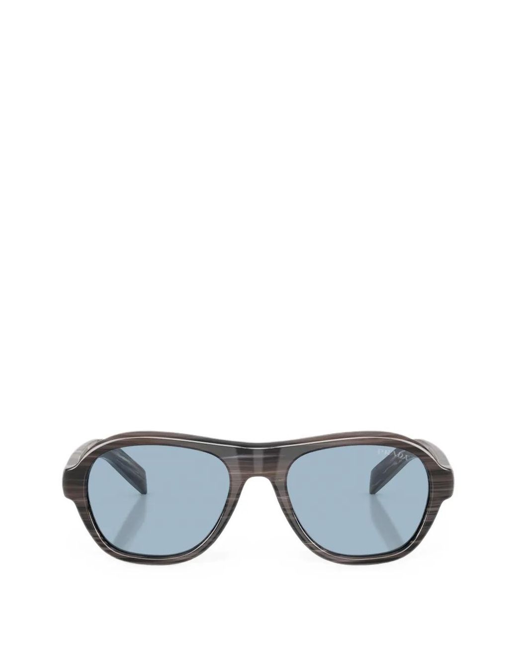 Prada Gray Shadowplay Sunglasses for men