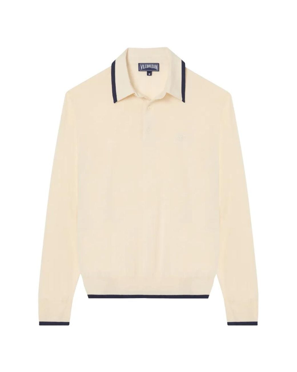 Vilebrequin Natural Contrast-Trim Polo Shirt for men