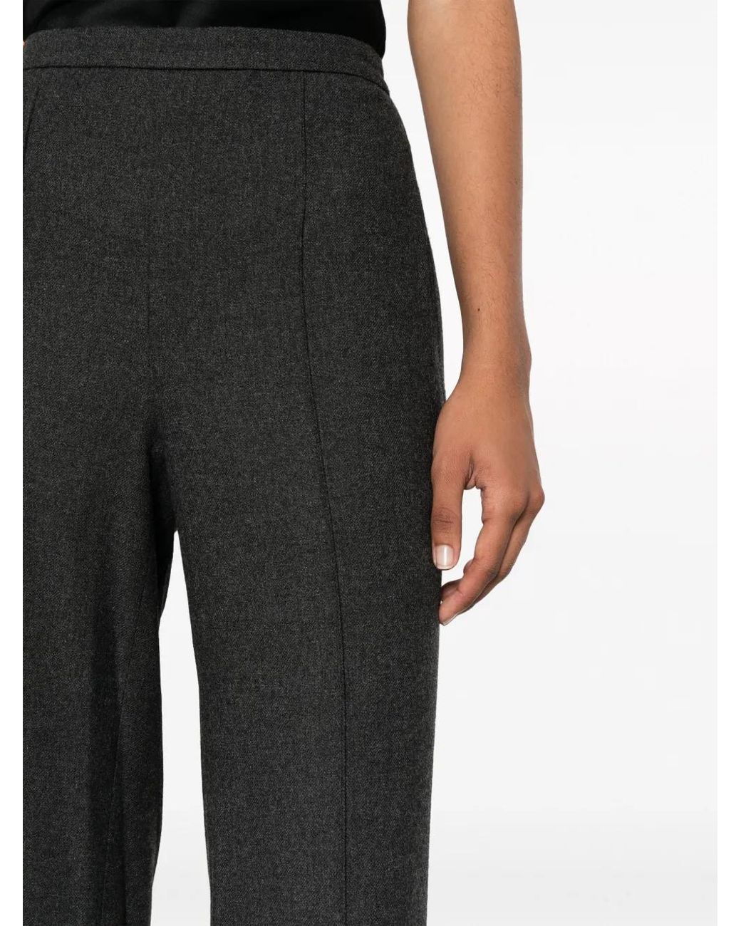 Vince Gray High-Waist Tailored Tapered Trousers