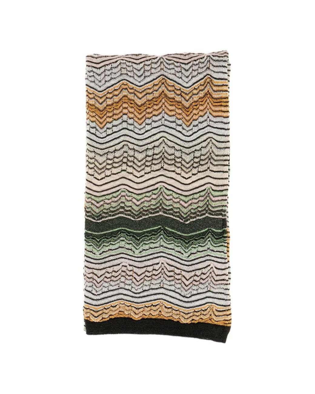 Missoni Gray Gestrickter Schal