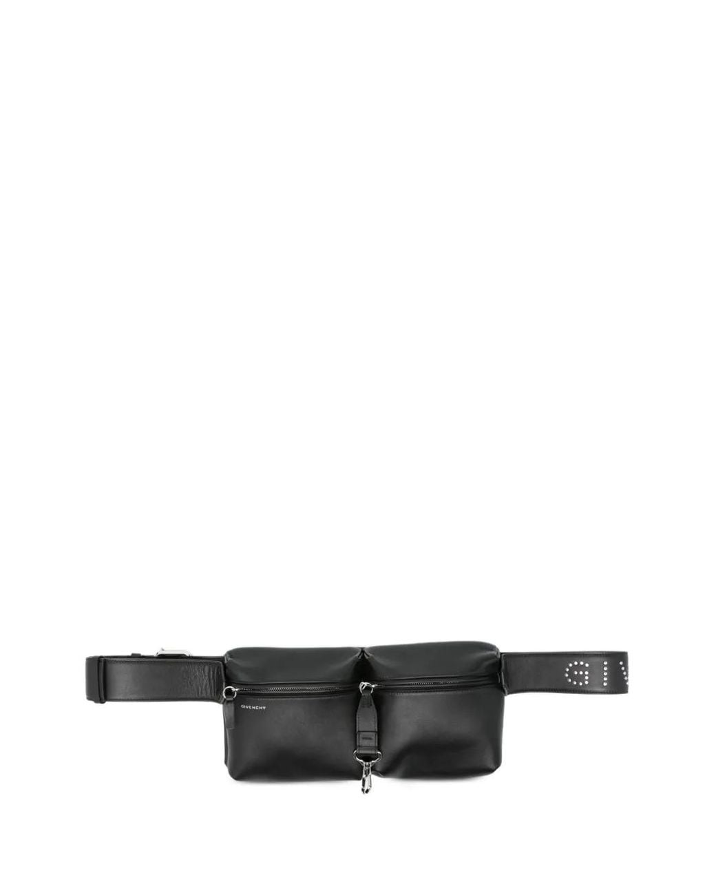 Givenchy Cargo Gürteltasche Aus Leder Mit Nieten in White für Herren