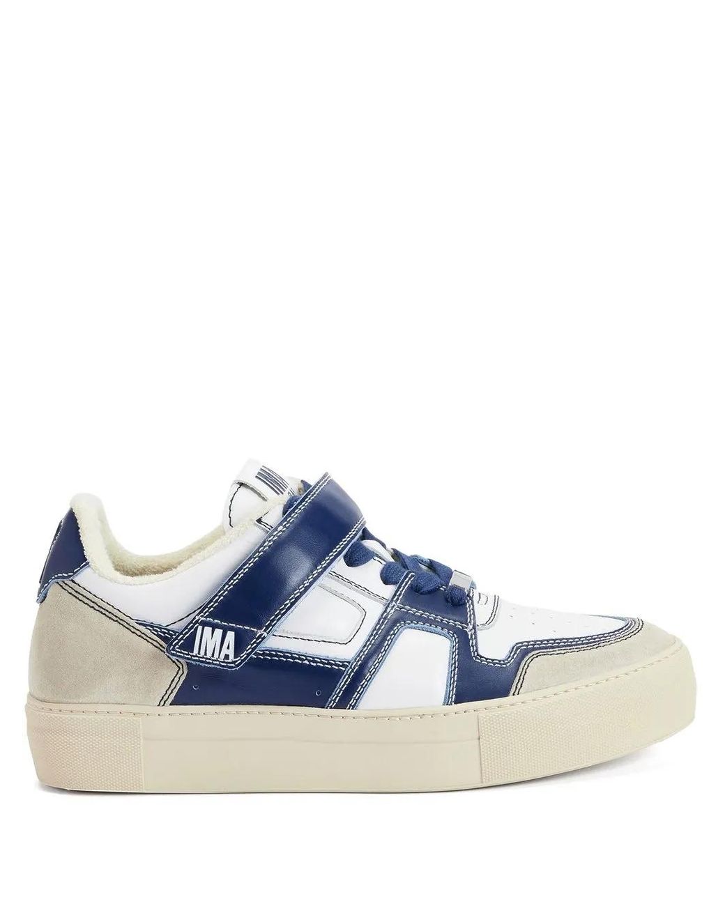 AMI Blue Ami De Coeur Low-Top Sneakers