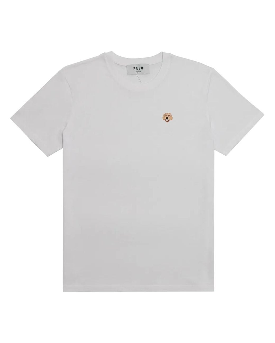 PELO FOUNDATION White Labrador Patch T-Shirt