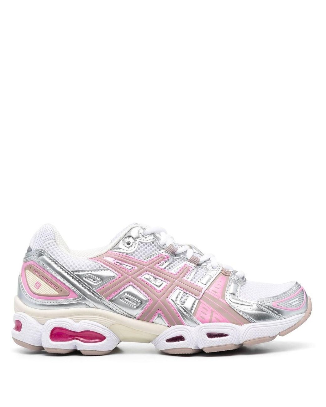 Asics Gel-nimbus 9 Low-top Sneakers in Pink for Men | Lyst