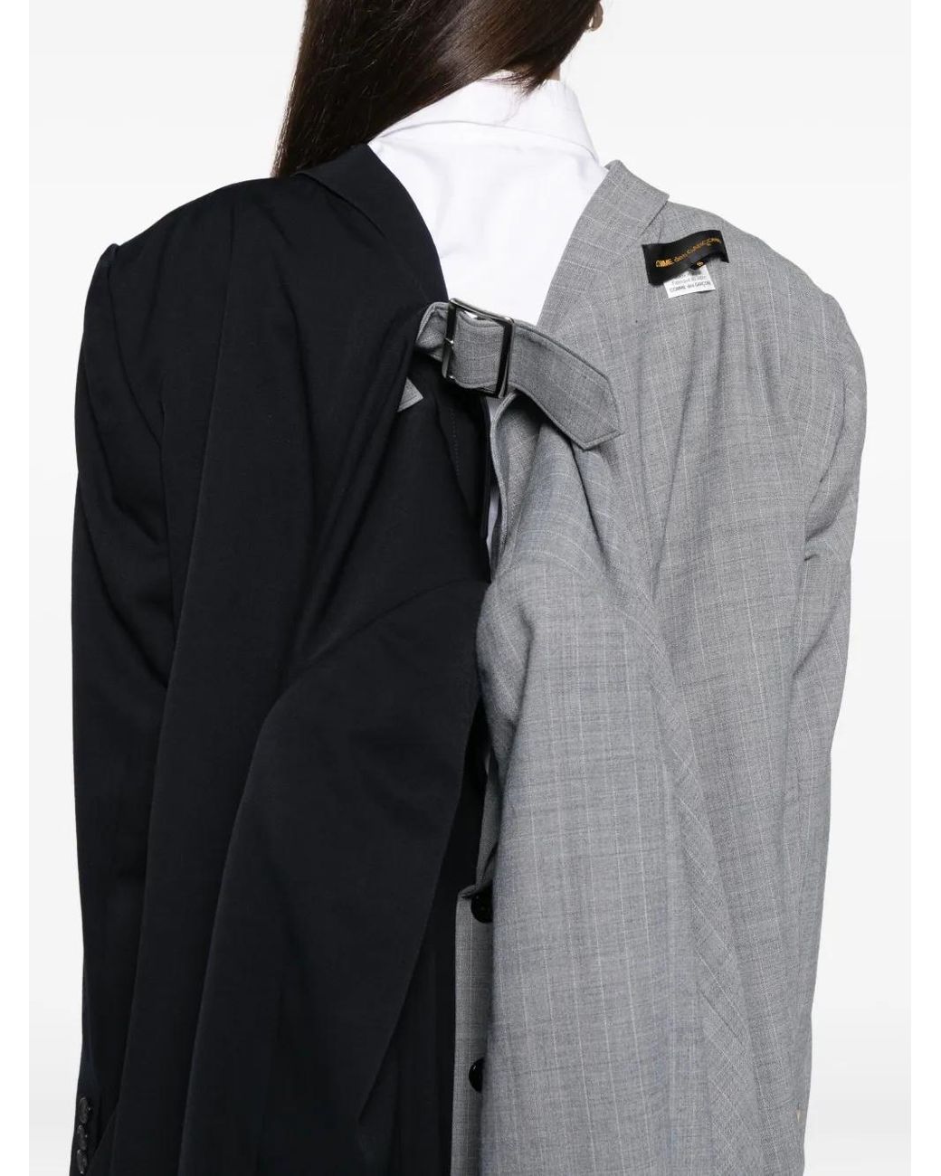 Comme des Garçons Black Checked Jacket