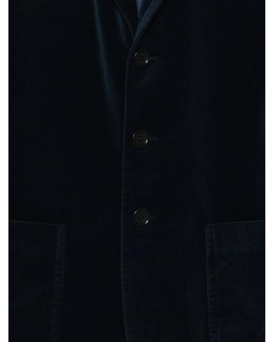 Aspesi Blue Isaac Button Isaac Blazer