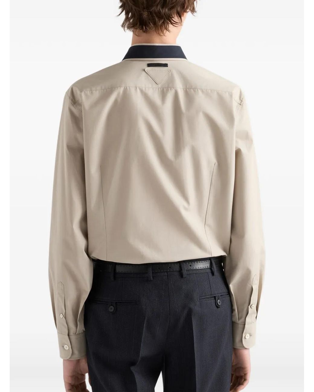 Prada White Cotton Shirt for men