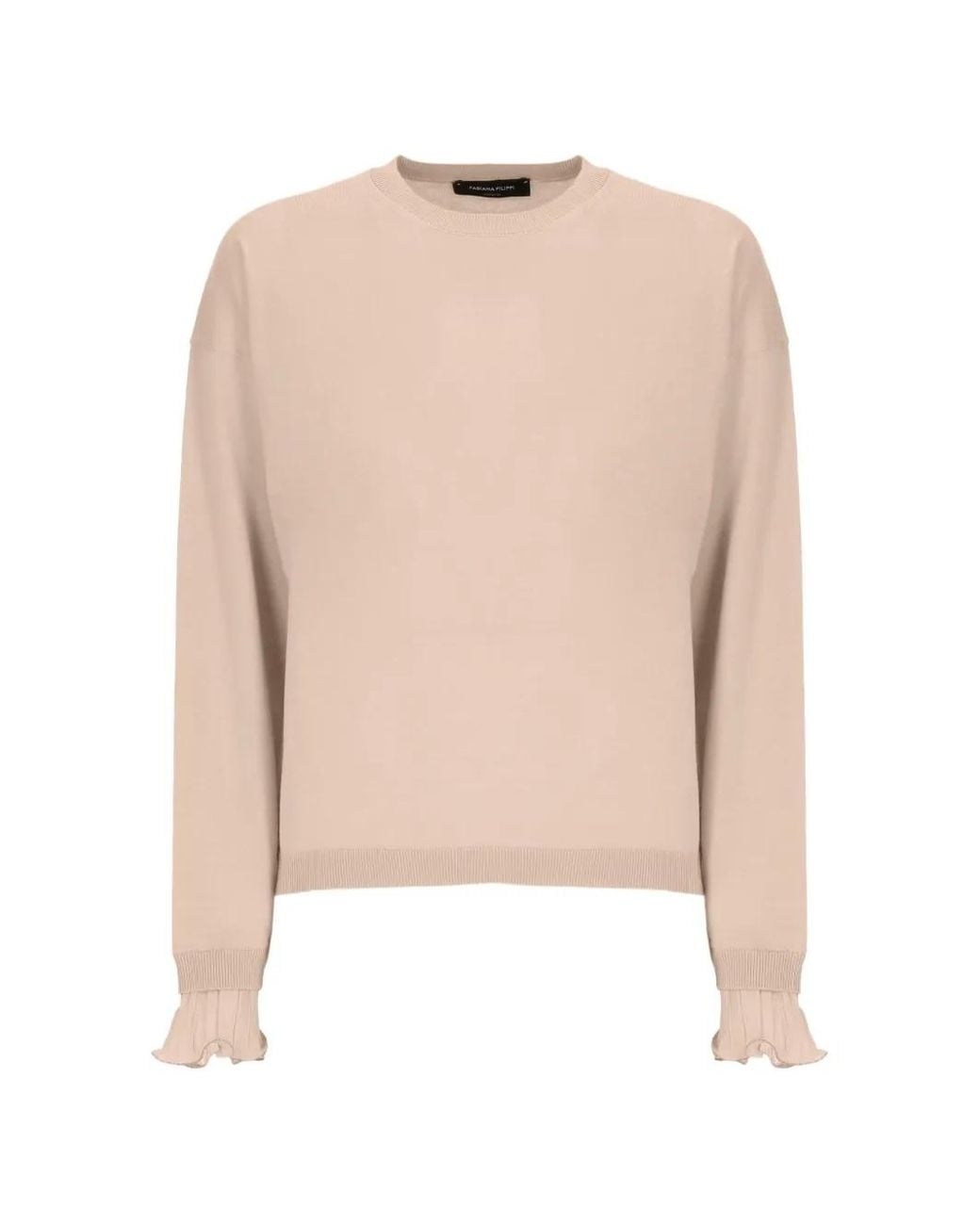 Fabiana Filippi Natural Pull À Poignets Plissés