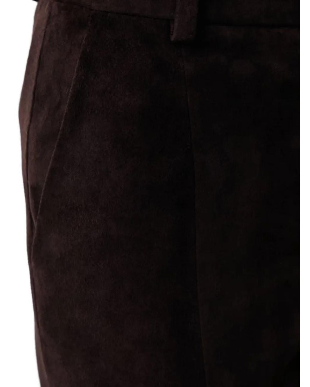 Gestuz Black Gzsiela Suede Flared Trousers