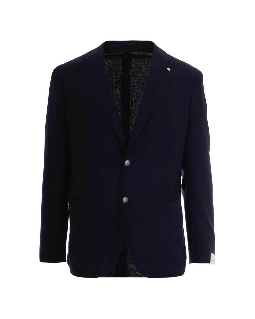 L.b.m. 1911 Blue Single-Breasted Blazer for men