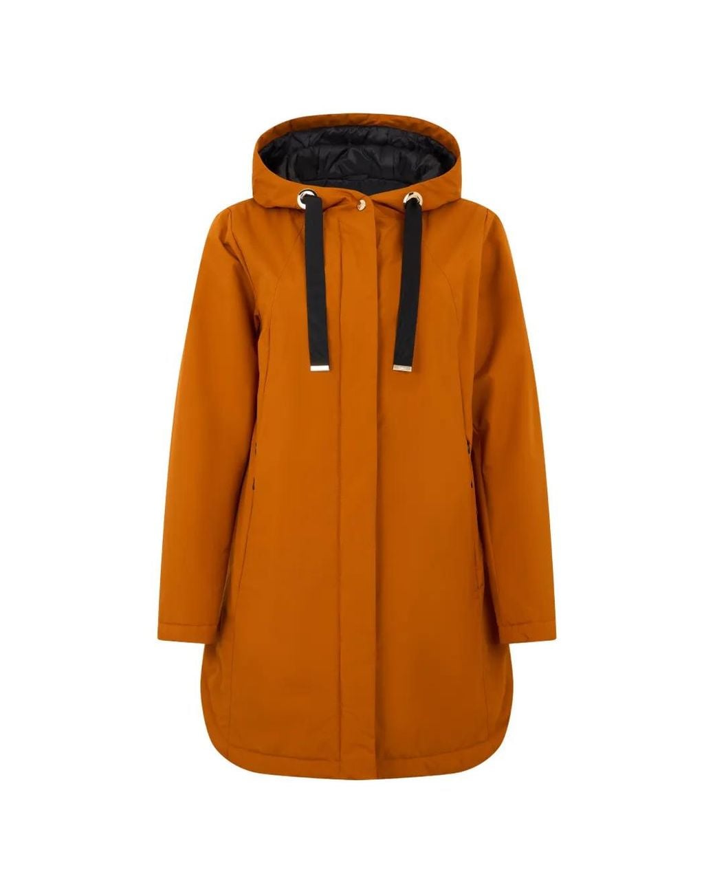 Herno Waterdichte Jas Met Capuchon in het Orange