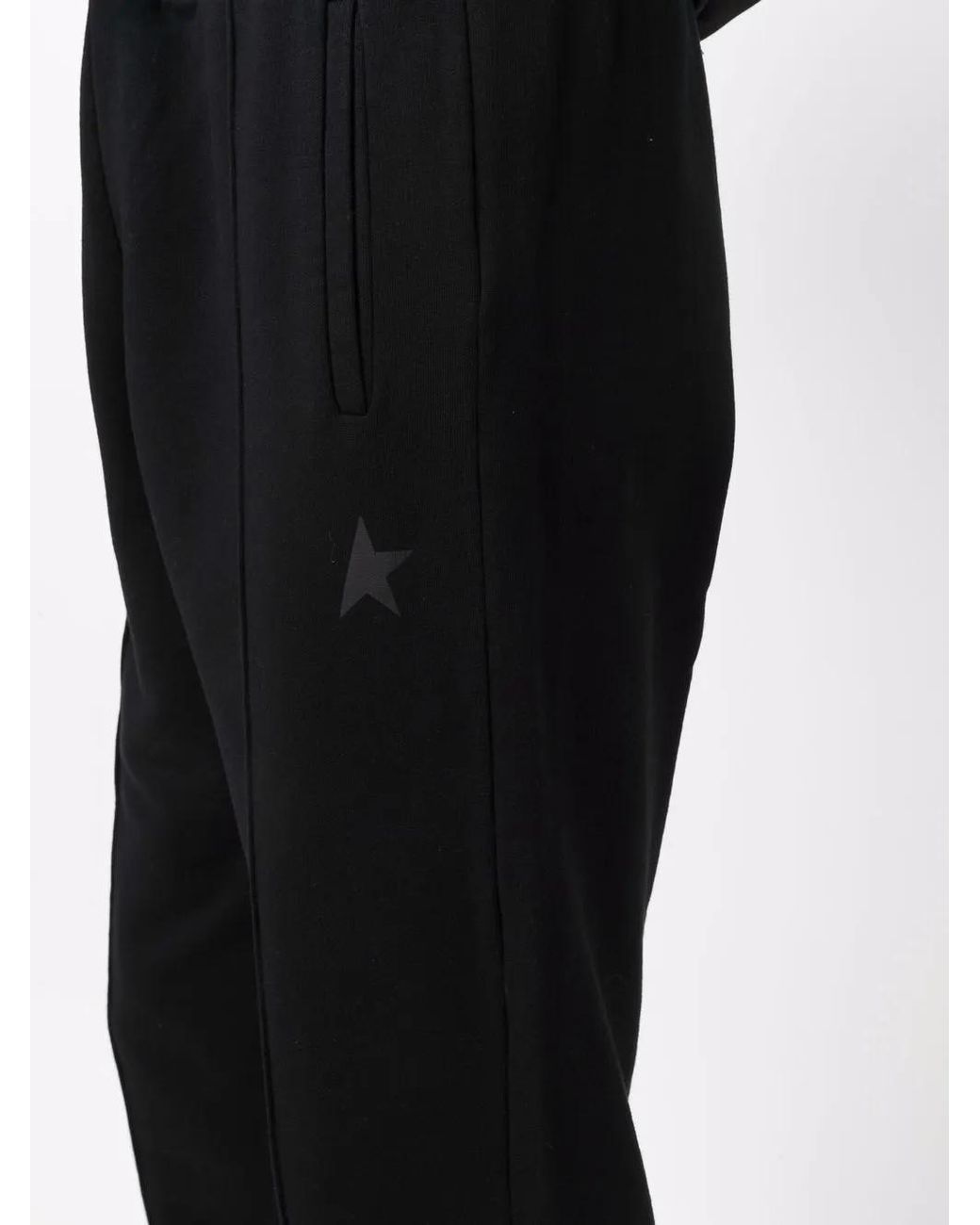 Golden Goose Deluxe Brand Black Star-Print Track Pants for men