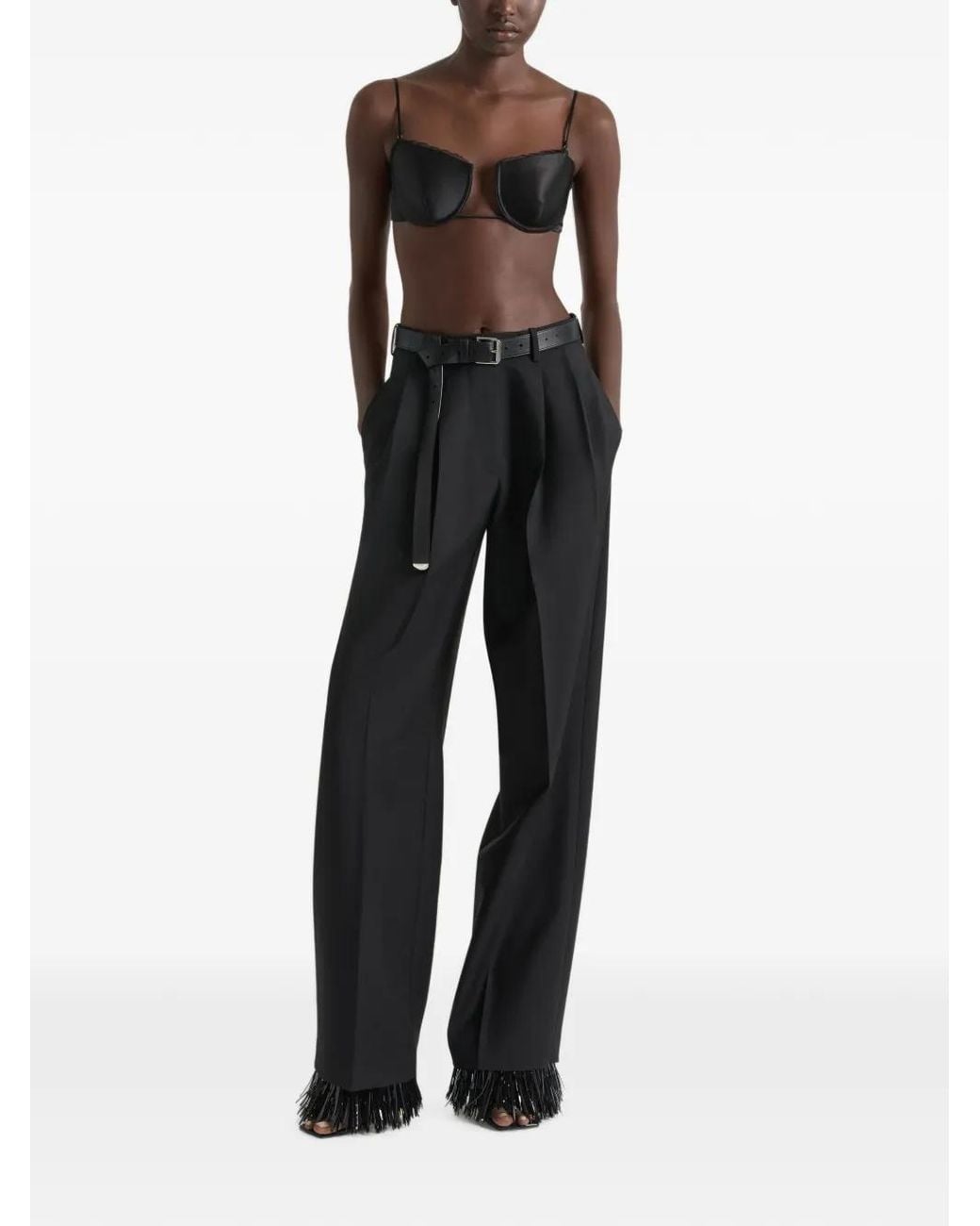 Givenchy Black Cutaway Bra