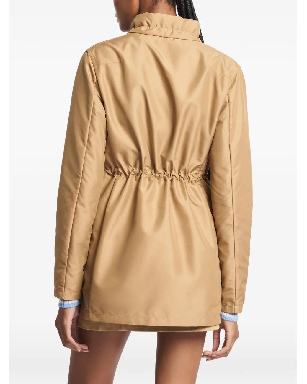 Fay Natural Zipped Parka Coat