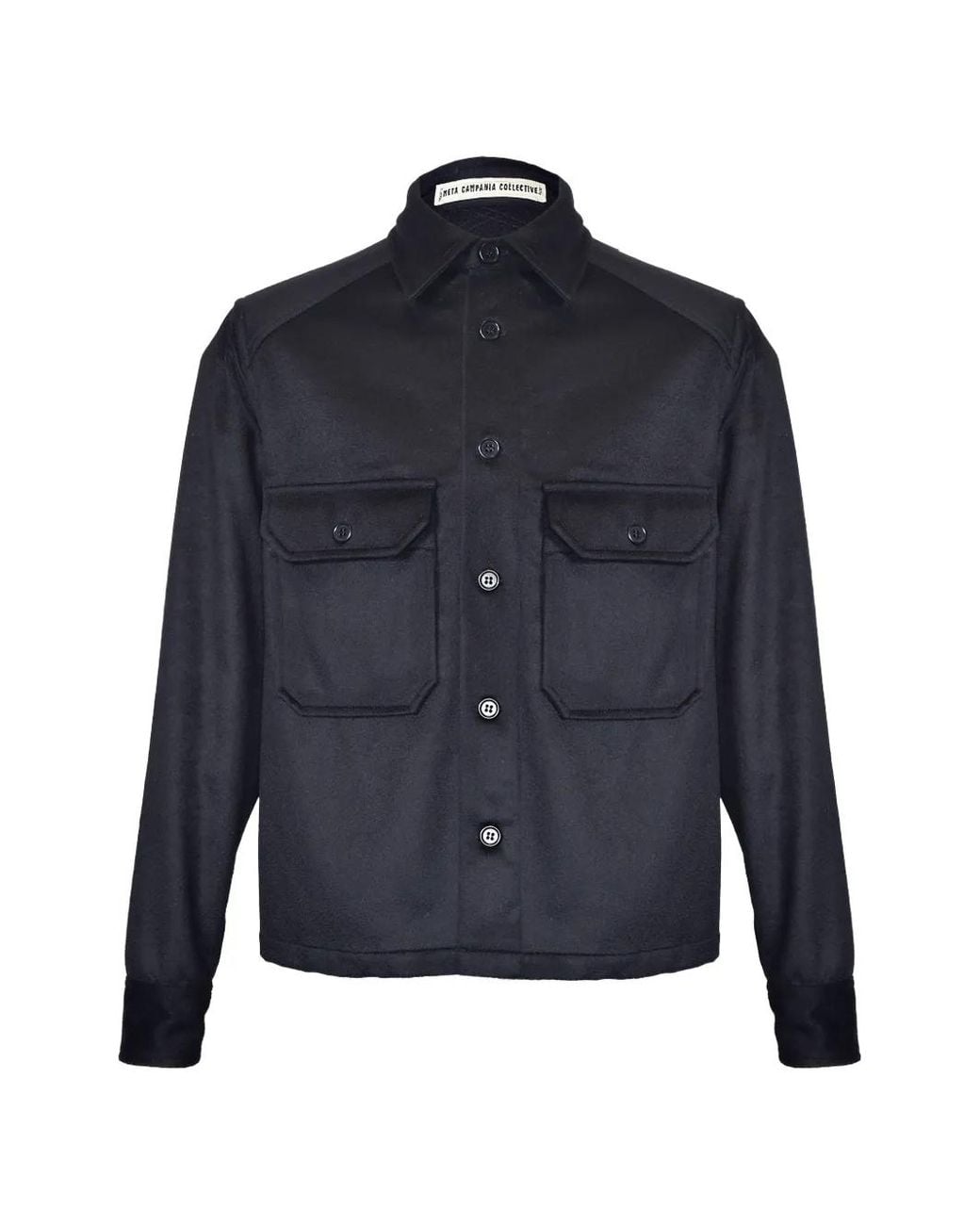 Meta Campania Collective Blue Cashmere Shirt