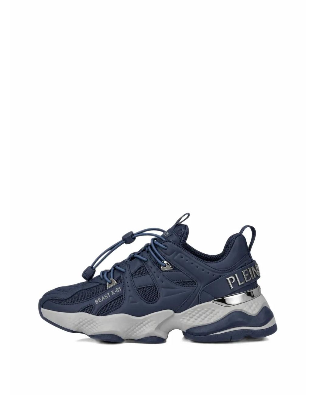 Philipp Plein Blue Runner Beast X-01 "Dark" Sneakers