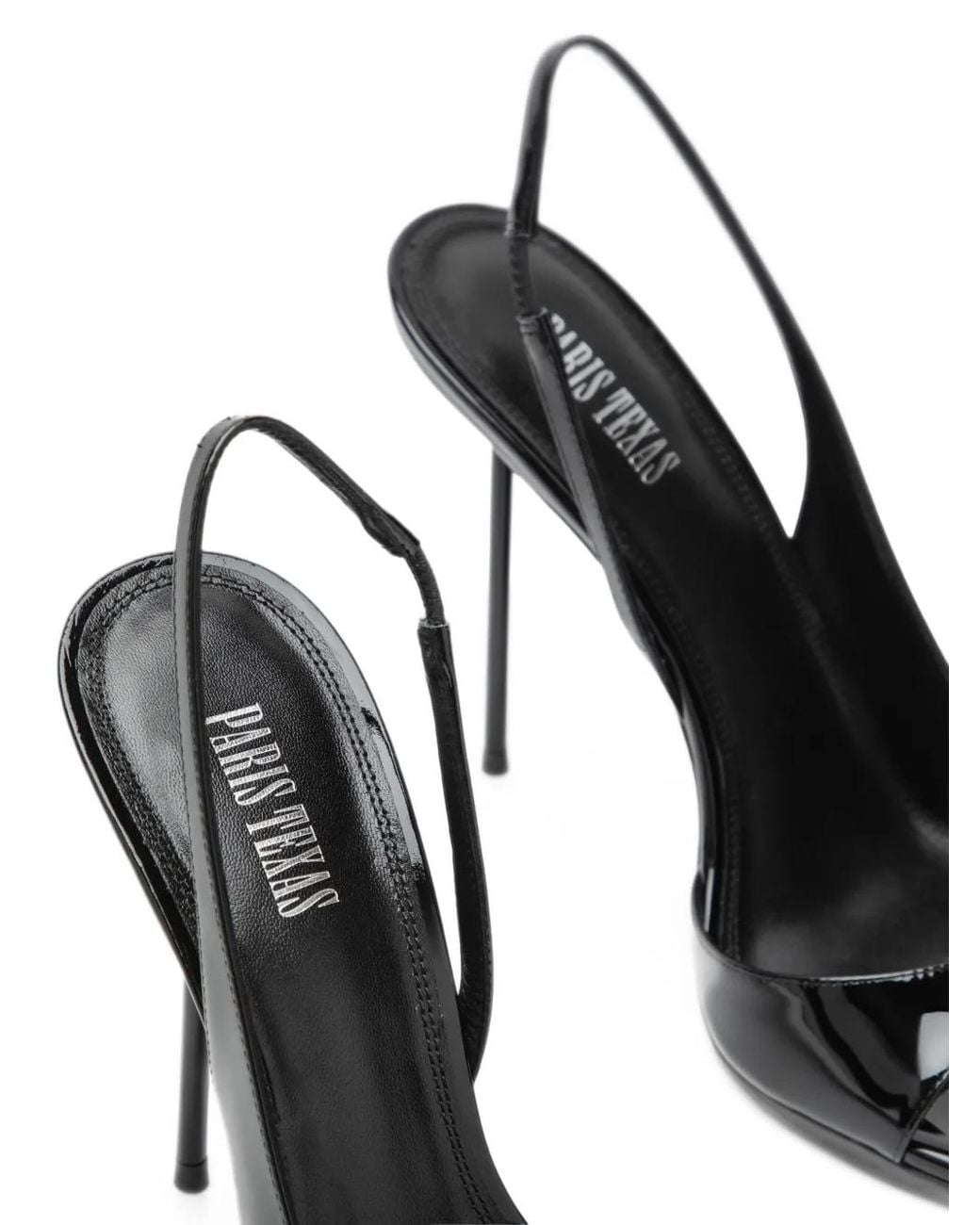 Paris Texas White Lidia Slingback Sandals