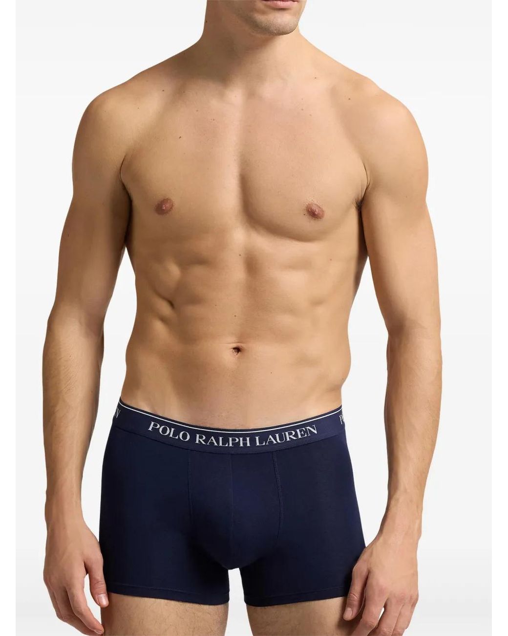 Polo Ralph Lauren Blue Logo Boxers (Set Of Three) for men