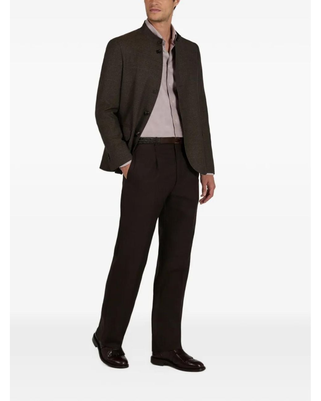 Slowear Black Montedoro Wool Blazer for men
